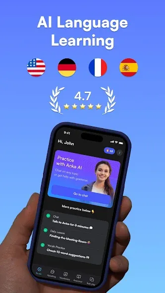 Heylama: AI Language Learning screenshot 1