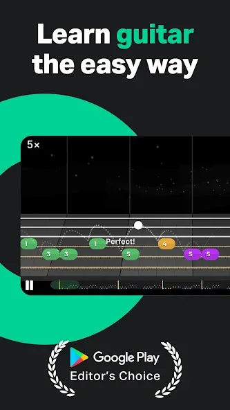 Yousician: Learn & Play Guitar screenshot 1
