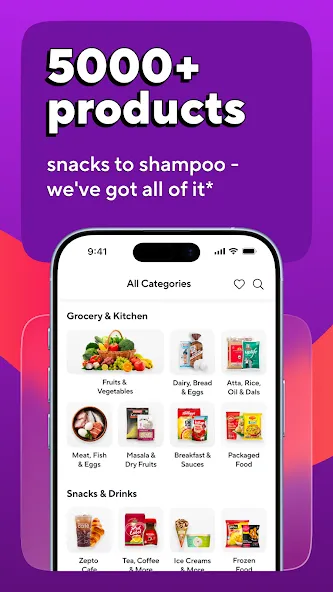 Zepto:10-Min Grocery Delivery* screenshot 2