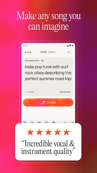 Suno - AI Music & Songs screenshot 2