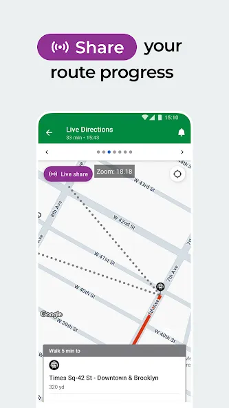 Moovit: Your Transit Tracker screenshot 5