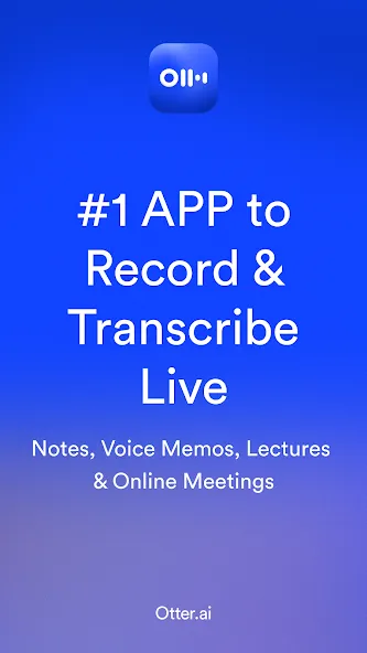 OtterAI Transcribe Voice Notes screenshot 1