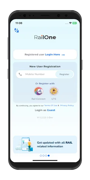 RailOne screenshot 1