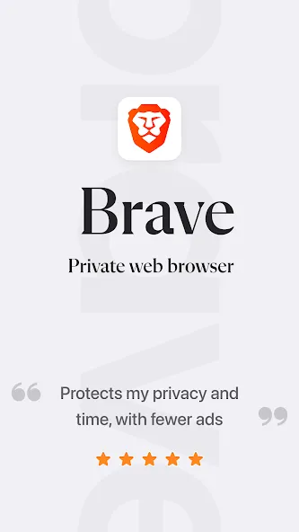 Brave Private Web Browser, VPN screenshot 1
