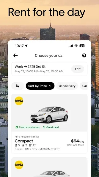 Uber - Request a ride screenshot 5