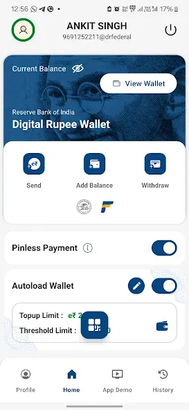 Federal Bank Digital Rupee screenshot 2