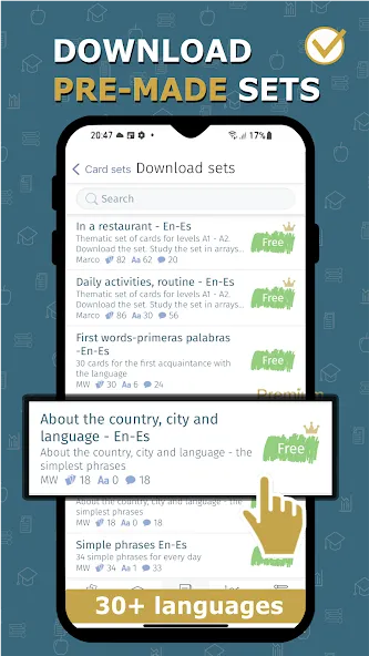 Flashcard maker vocab notebook screenshot 2