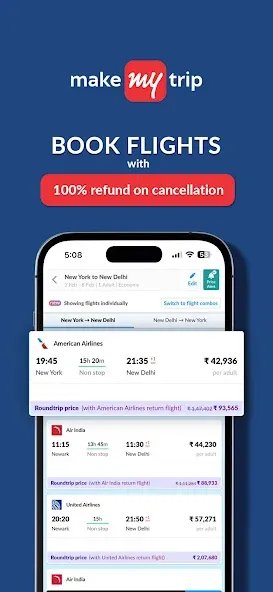 MakeMyTrip - Flights & Hotels screenshot 5