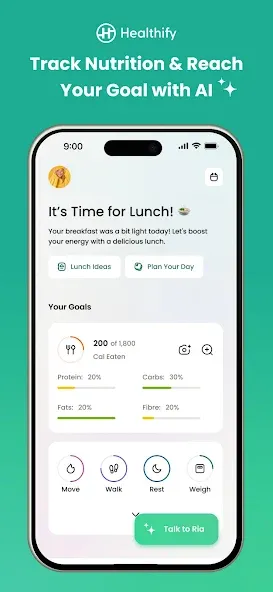Healthify: AI Diet & Fitness screenshot 1