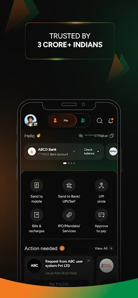 BHIM Bharat's Own Payments App screenshot 1