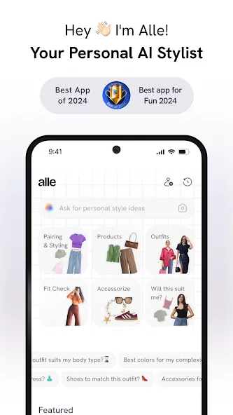 Alle - AI Fashion Shopping App screenshot 1