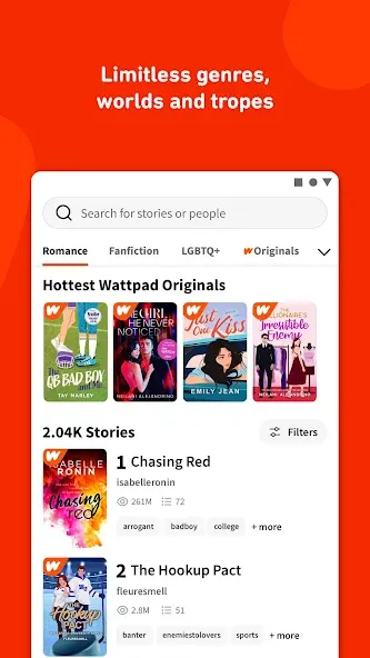 Wattpad - Read & Write Stories screenshot 3