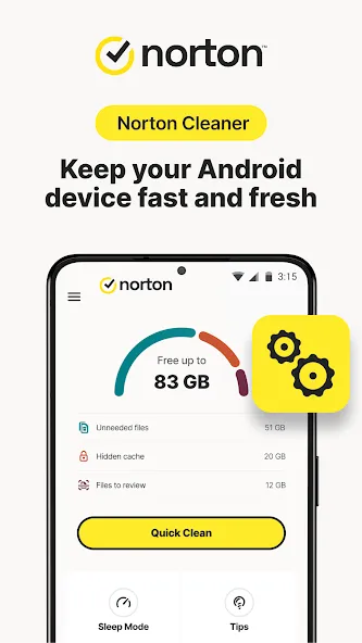 Norton Cleaner – Junk removal screenshot 1