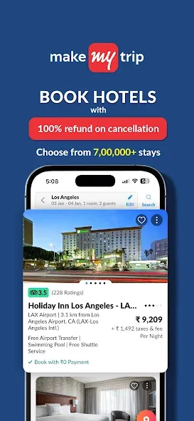 MakeMyTrip - Flights & Hotels screenshot 4