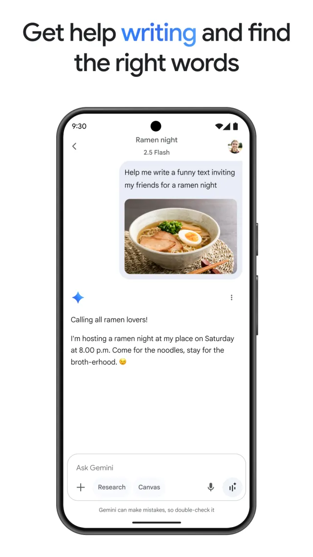 Google Gemini screenshot 5