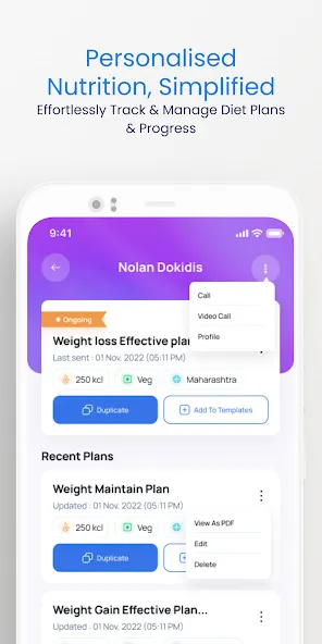 NutriSwift - App for Dietician screenshot 5