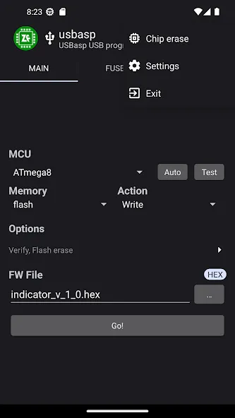 ZFlasher AVR screenshot 4