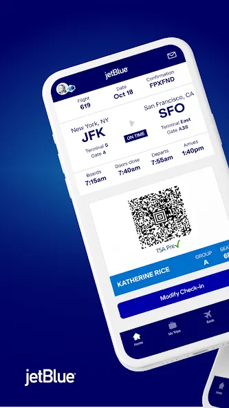 JetBlue - Book & manage trips screenshot 1